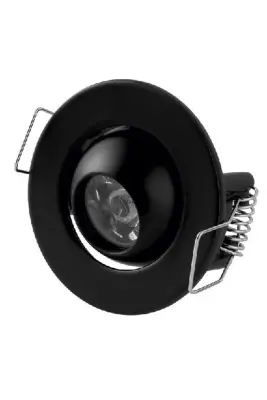 Cata CT-5268SB UFO 1,5 W LED Spot — Siyah / Beyaz Işık