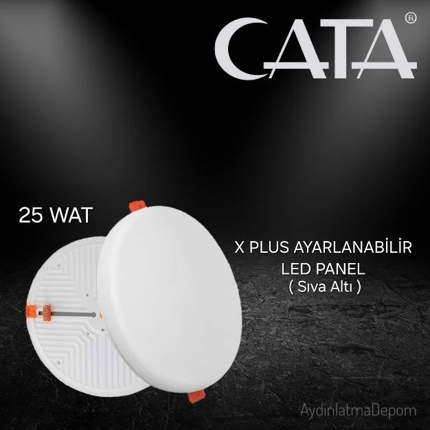 Cata 25W X Plus Sıva Altı Ayarlanabilir Led Panel Günışığı